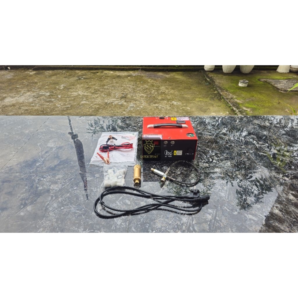 Kompressor GX CS-1 IMPORT Kompressor Auto Stop 400 bar / 6.000 psi Kompressor DC12V AC110/220V