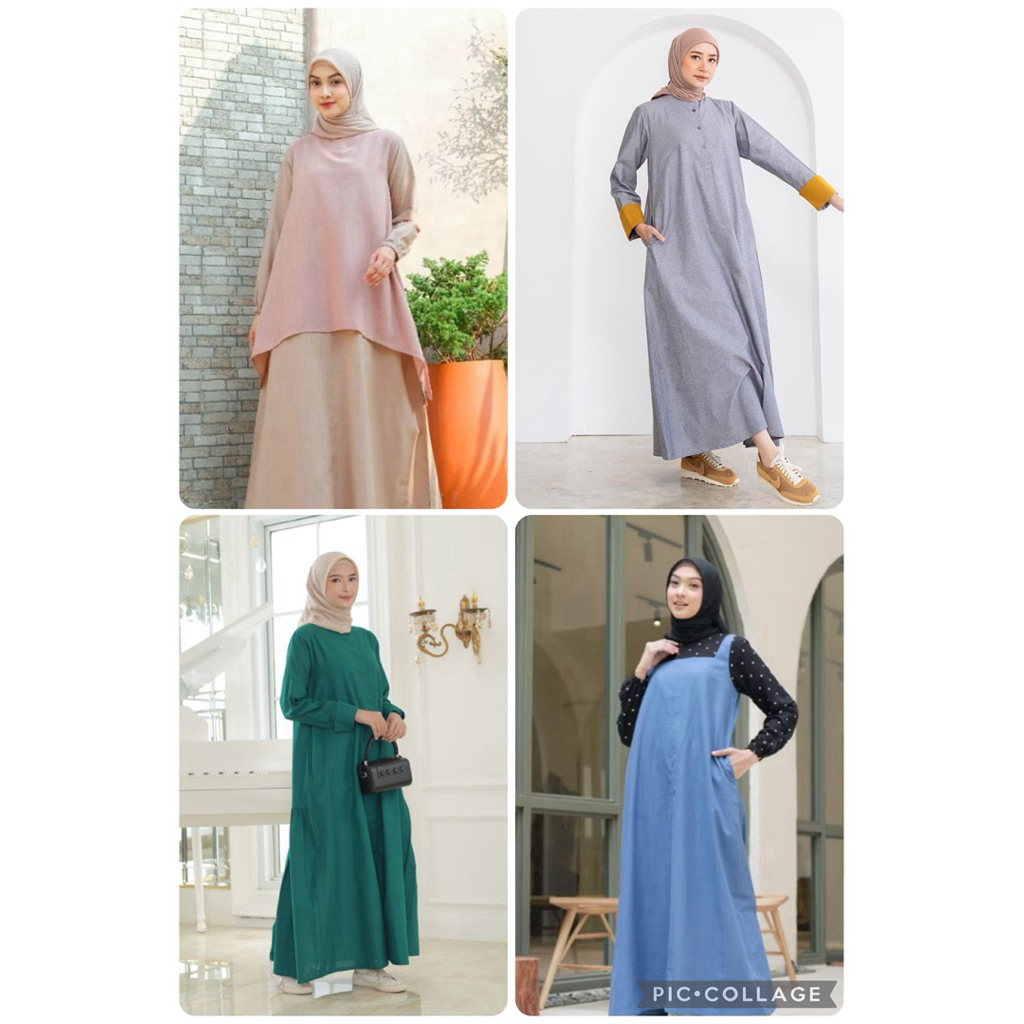 PRELOVED  DRESS Aisha Studio Ema Daily size M Ema_daily bukan ditsy