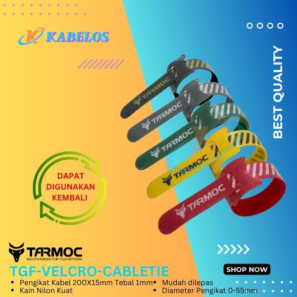 Tarmoc TGF-VELRO-CABLETIE | Perekat/Kretekan Cable Tie Kabel Ties Strap Pengikat kabel 200x15mm
