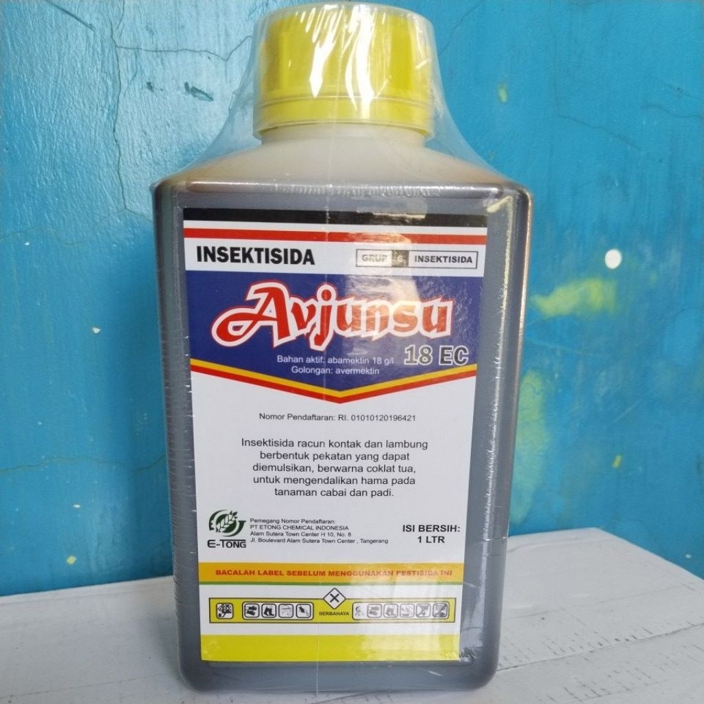 Obat hama daun keriting Avjunsu 18 EC 1 Liter, cegah dan atasi Hama Trips, kutu daun cabai, tomat dl