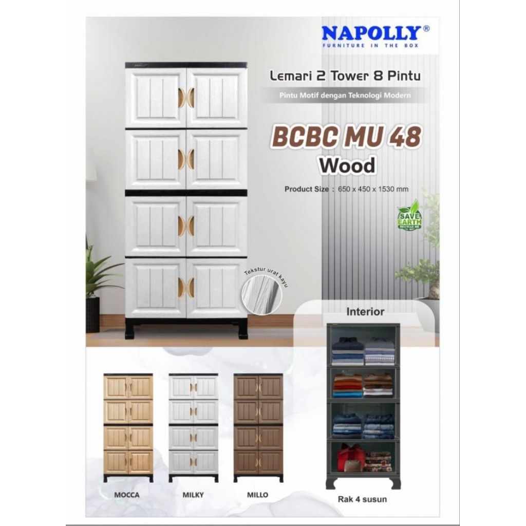Lemari Napolly BCBC MU 48