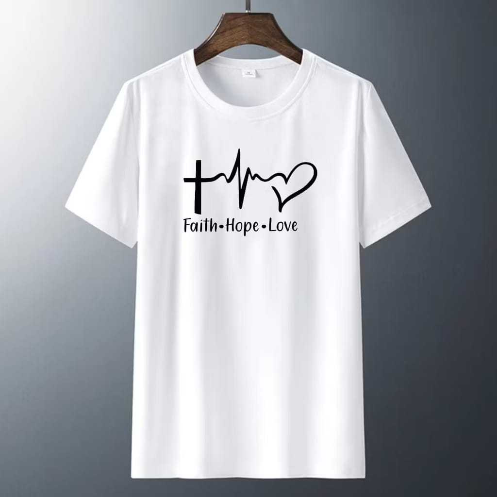 KAOS SALIB KRISTEN / BAJU ROHANI WANITA / KAOS KRISTEN PRIA / BAJU SALIB / KAOS ROHANI CEWEK