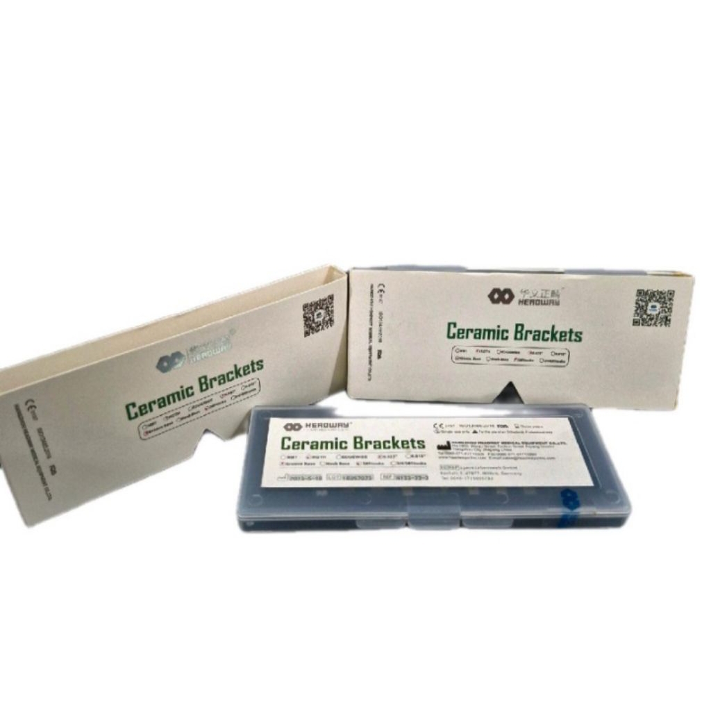 Behel Gigi Transparan Clear Root Merk Headway Slot O22 Bracket Ceramic Perawatan Gigi