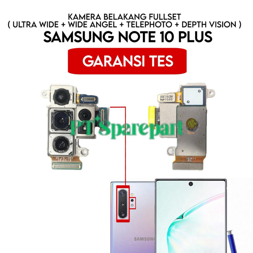 [GARANSI TES] Kamera Belakang Fullset Samsung Note 10 Plus / Note 10+