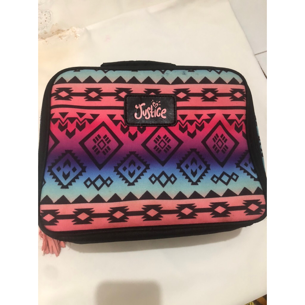 preloved tas bekal makan original merk justice