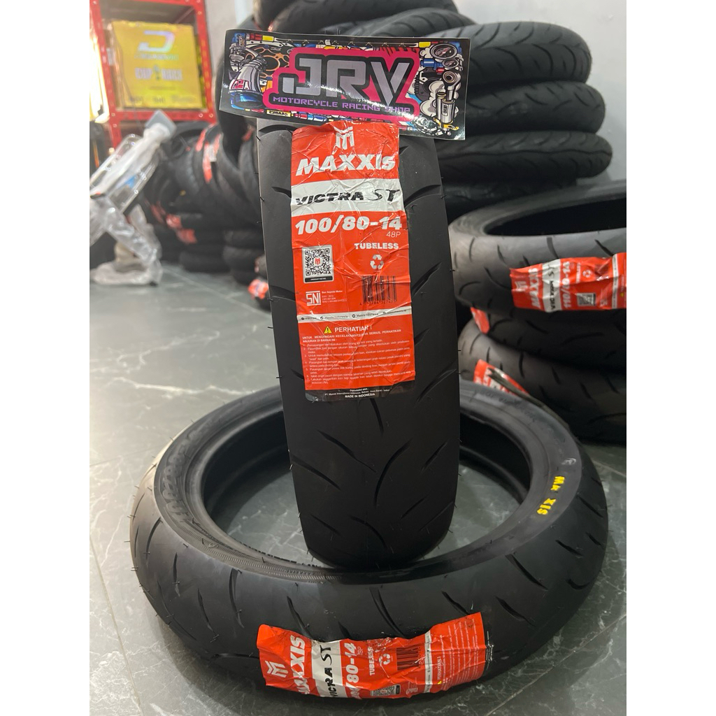 ban maxxis tubeless ring 14 100/80-14 victra