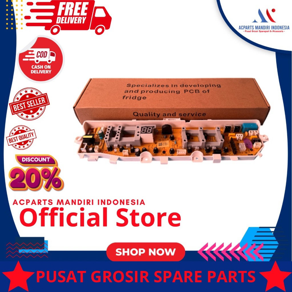 SAMSUNG 8.5kg WA85F5S3 ( WA85F5S3QRY/SE ), Modul pcb mesin cuci Top Loading