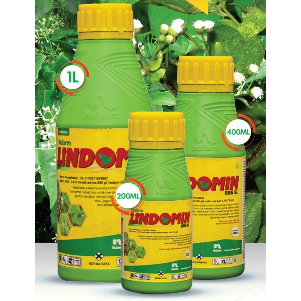 Herbisida Lindomin 865 SL 400 Ml | Herbisida Sistemik Selektif Padi Tebu