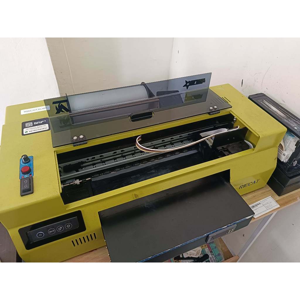 MESIN DTF ALL NEW ALFA GEN 3 RIECAT SINGLE HEAD SECOND