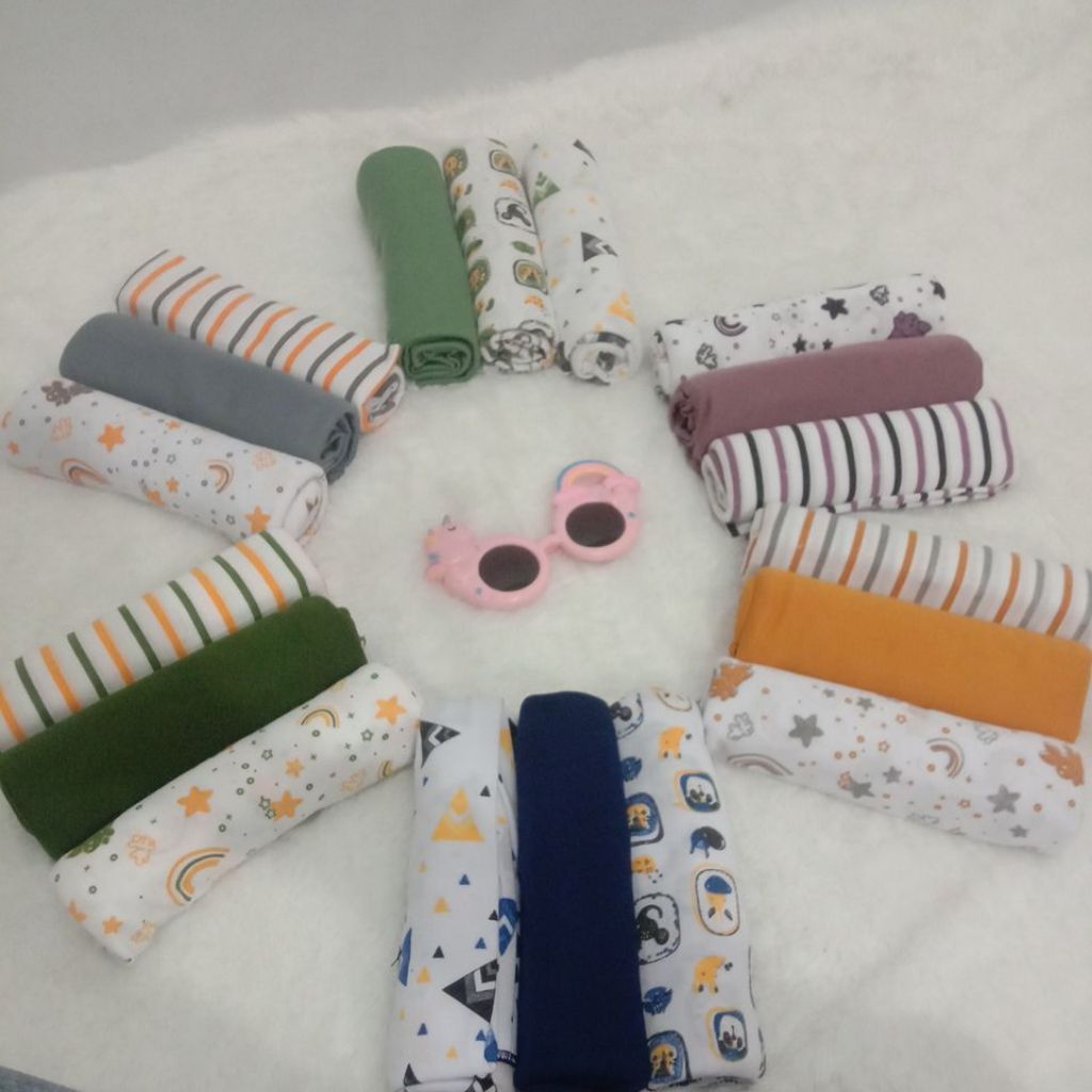 bedong bayi nyaman untuk bayi berbagai motif sangat bagus untuk bayi