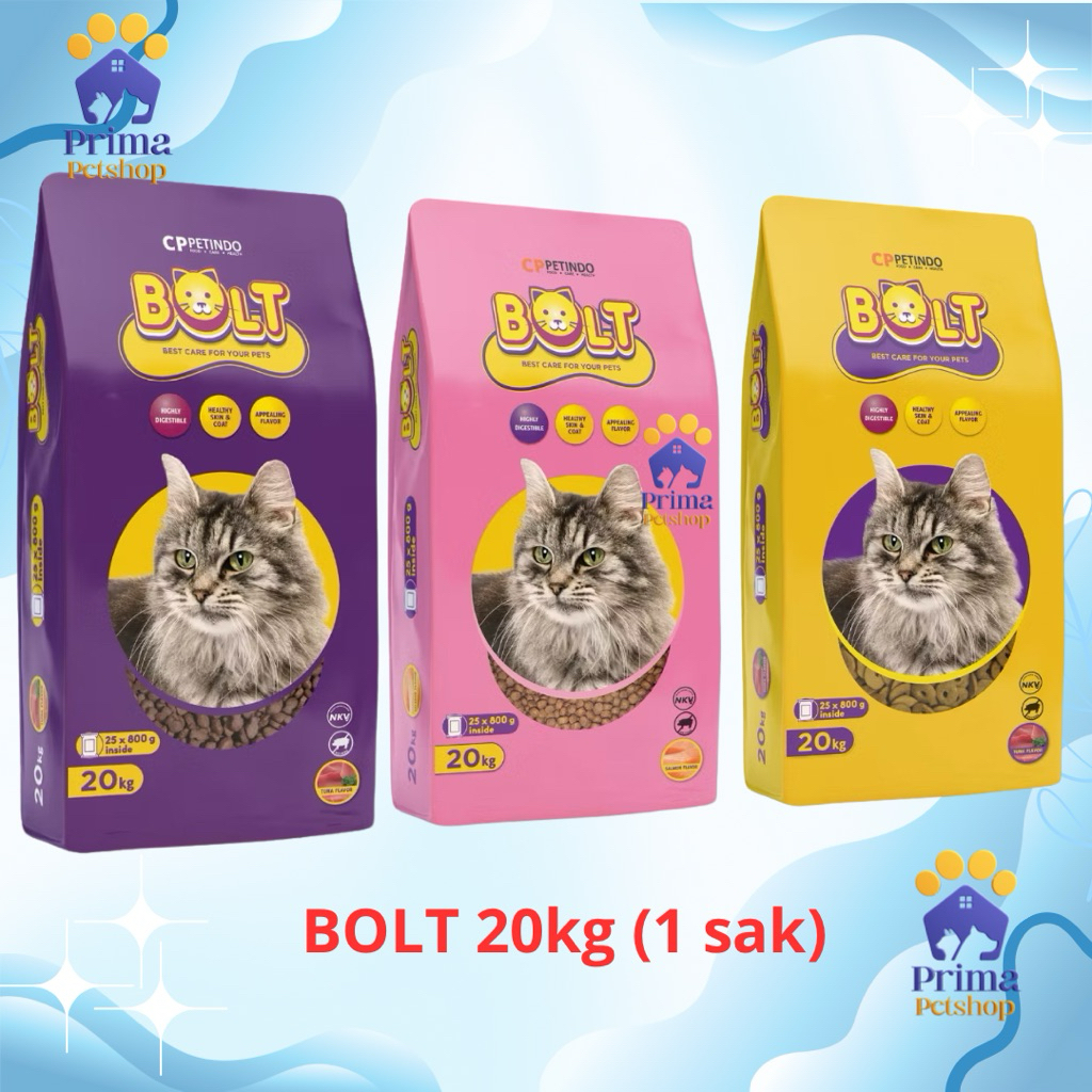 BOLT CAT PAKAN KUCING 1 SAK 20 KG