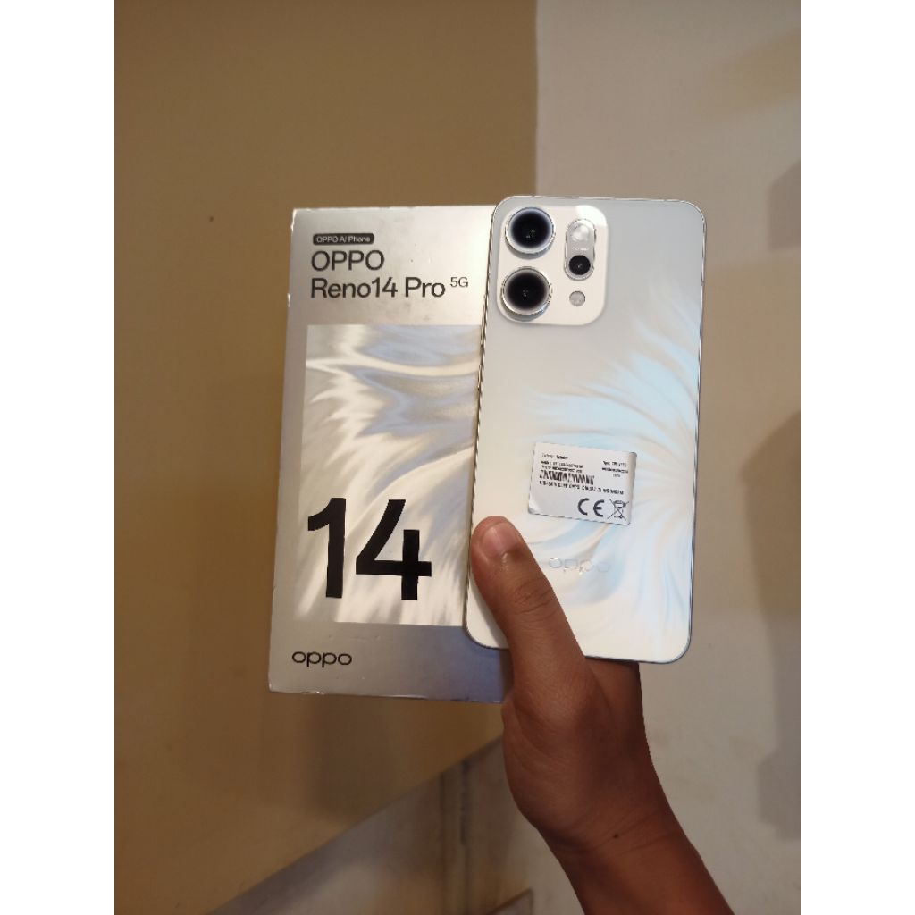 Jual Oppo Reno 14 Pro Second Ram 12/512Gb Mulus Fullset Garansi Aktif