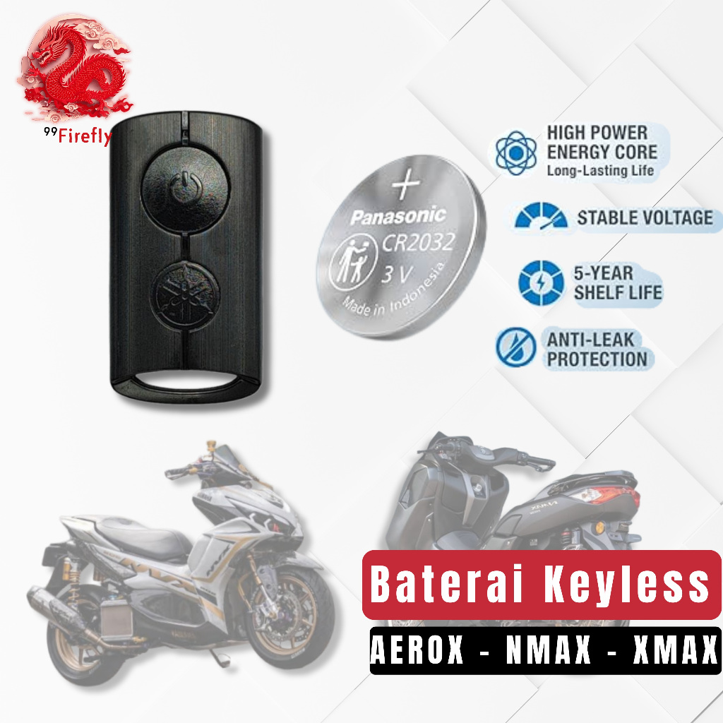 Baterai Remote Kunci Keyless NMAX Aerox
