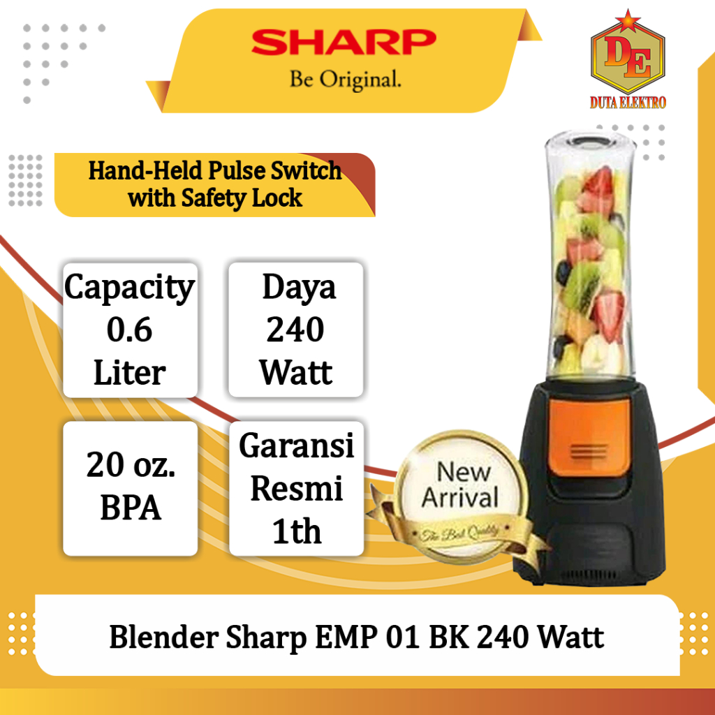 Blender Sharp EMP 01 BK 240 Watt Personal Blender