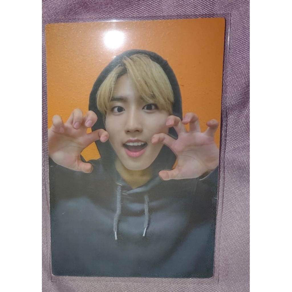 PHOTOCARD HAN JISUNG DOUBLE SIDED DS OREN STRAY KIDS GO LIVE PC SKZ