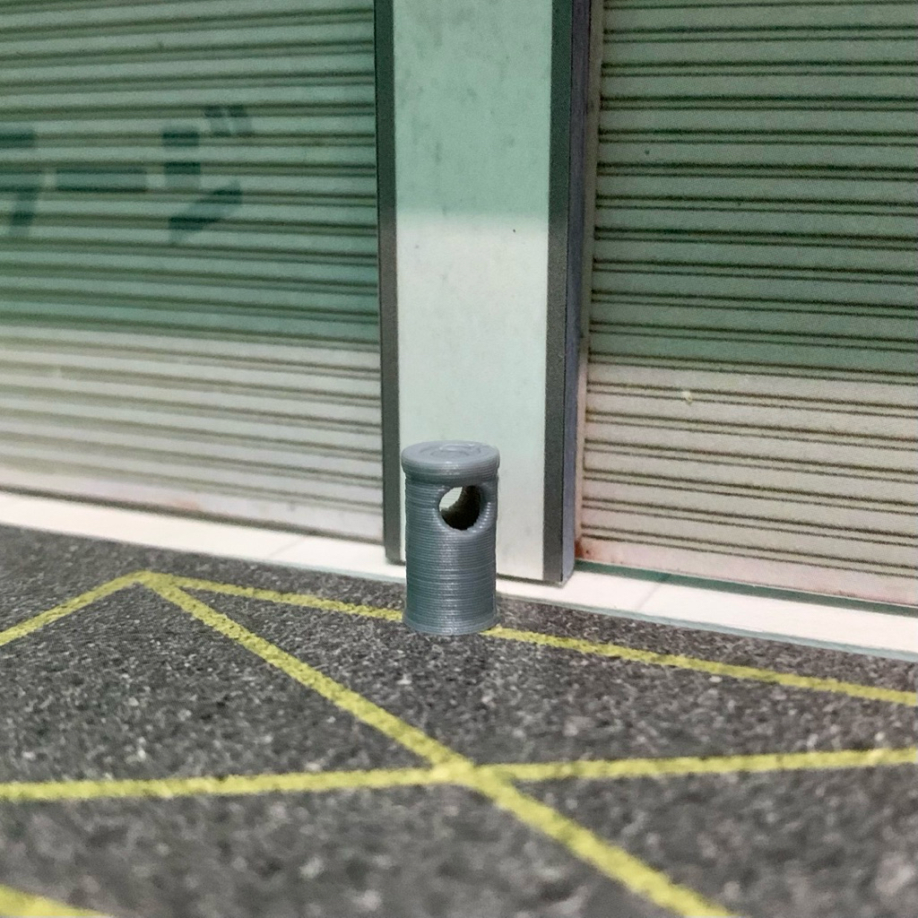 Hiasan diorama 1:64 tempat sampah kecil