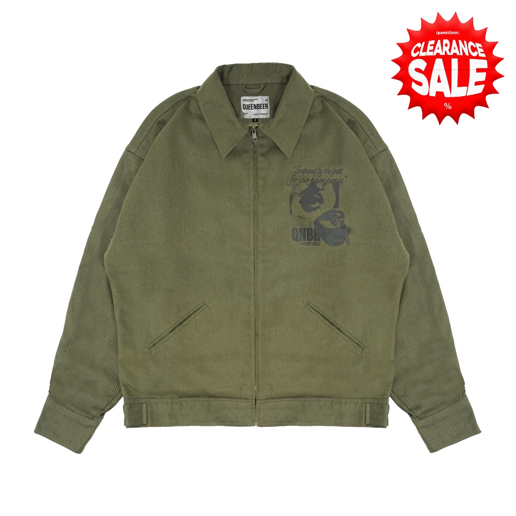 Queenbeer - Jacket Rilley Green