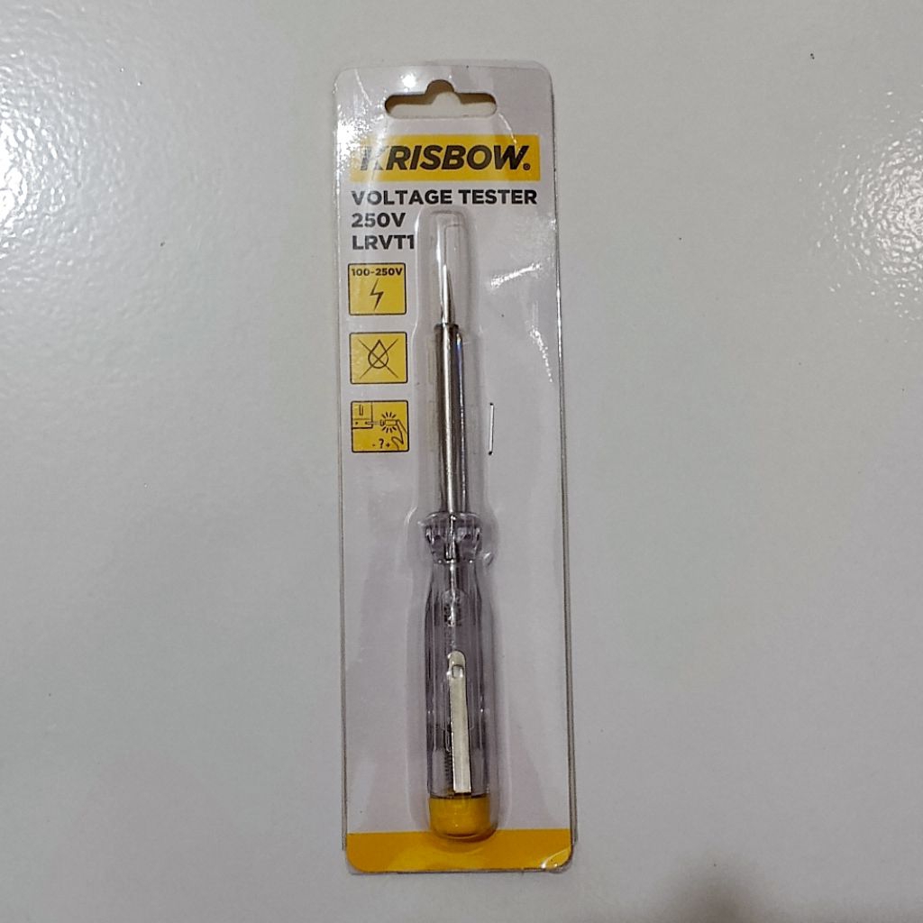 Krisbow Tespen Listrik Voltage Tester 100-250V ORIGINAL