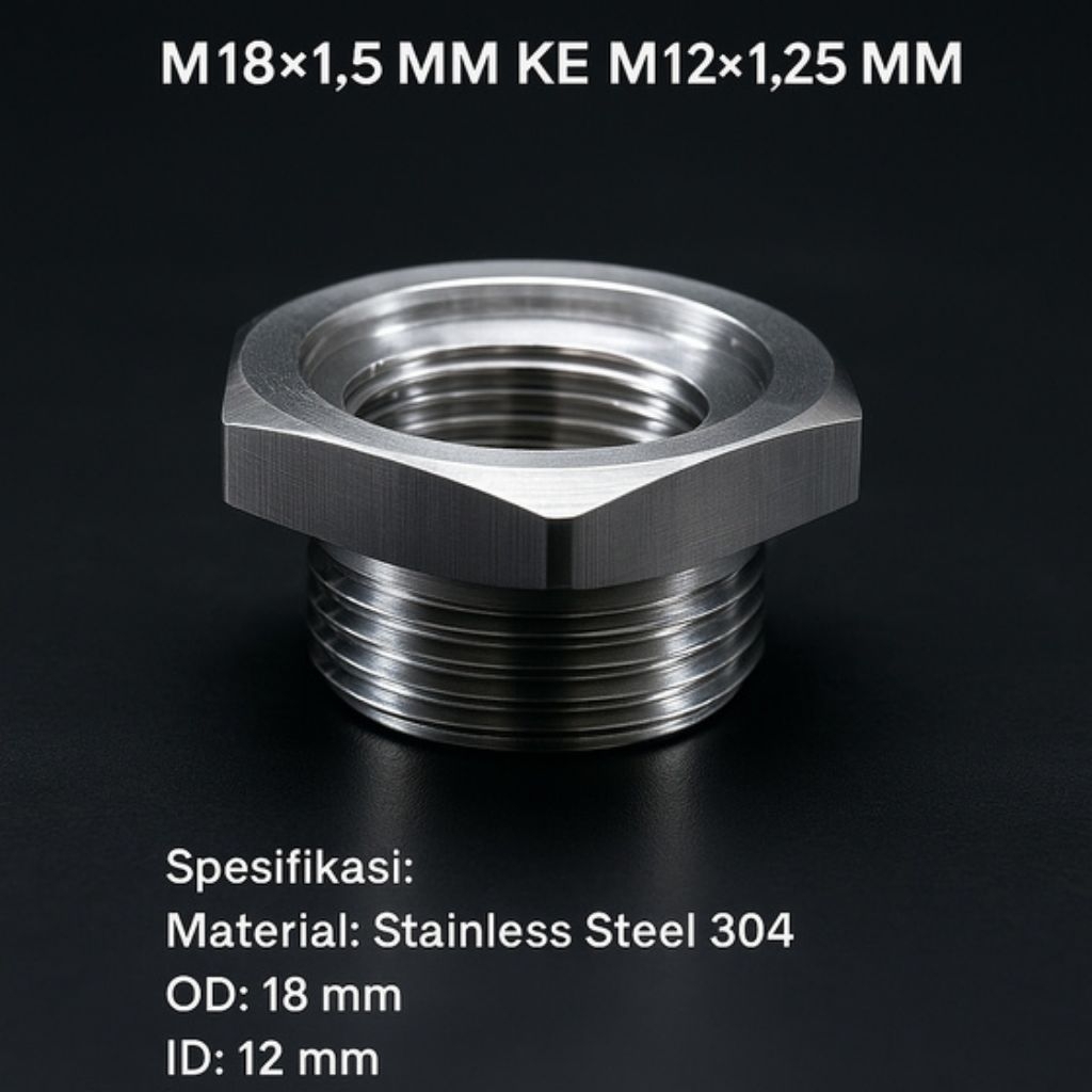 Sensor & Adaptor — Adaptor Sensor O2 Vespa iGet 3V · Stainless — foto 5