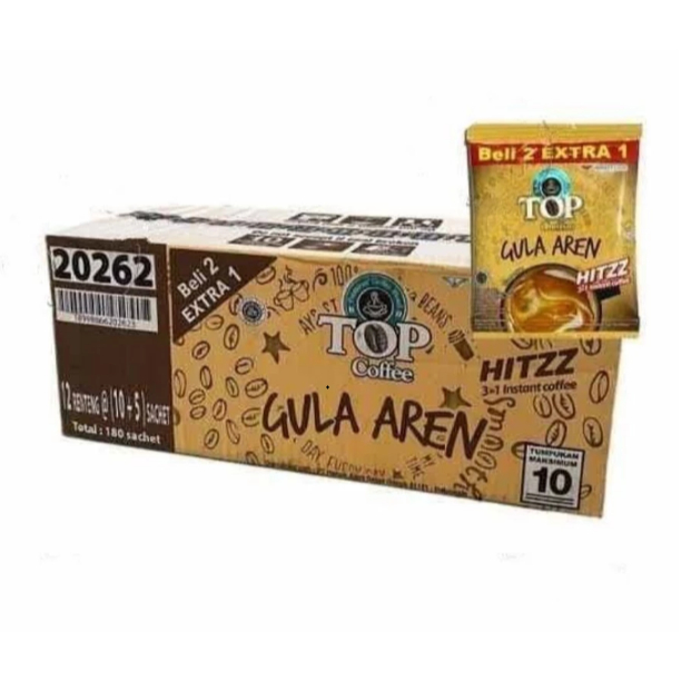 Top Coffee Gula Aren 1 DUS 180 SACHET
