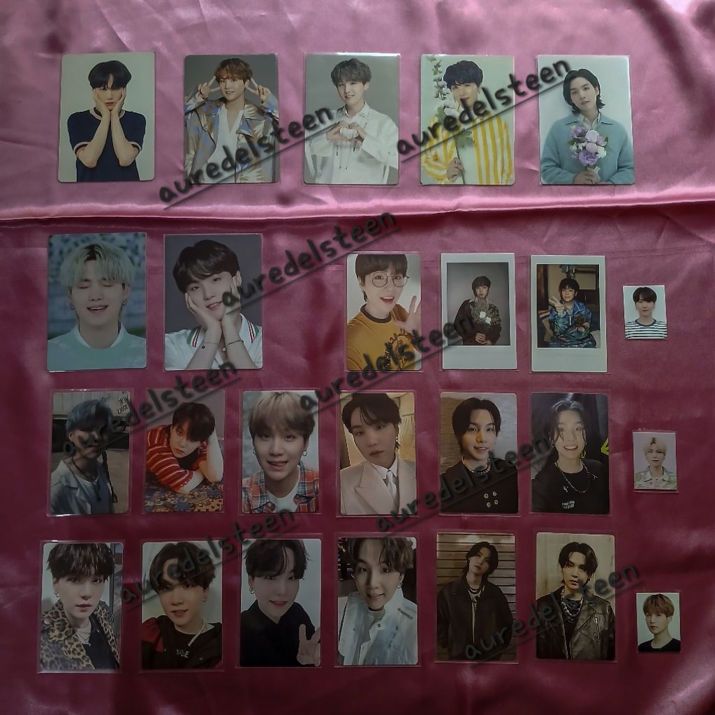 Photocard PC MPC Official Suga Yoongi BTS