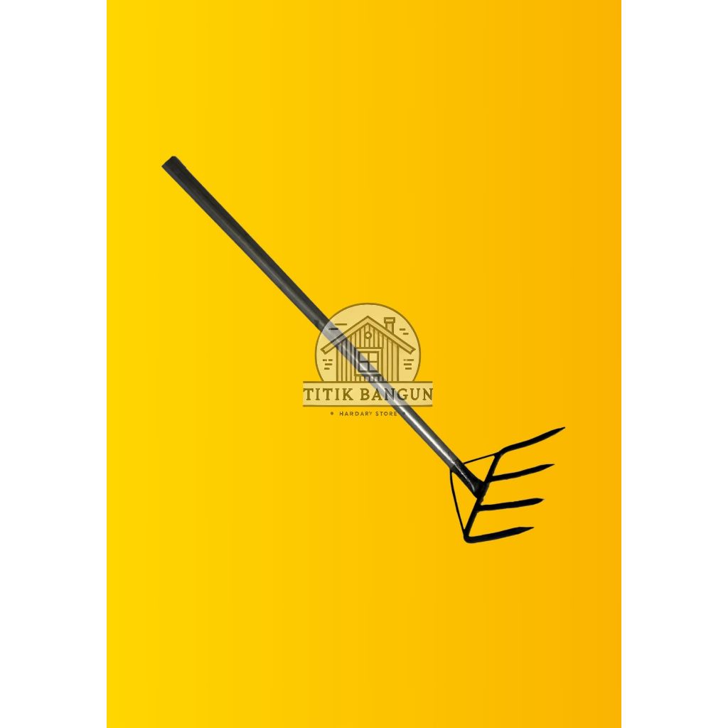 Garukan Sampah Gagang Besi