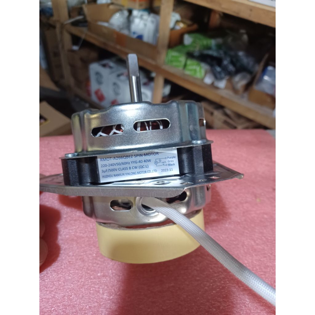 Dinamo motor pengering / Motor Spin Mesin Cuci 2 RMOT A266QBEZ 40 WT Tabung 6-9kg SHARP ORIGINAL