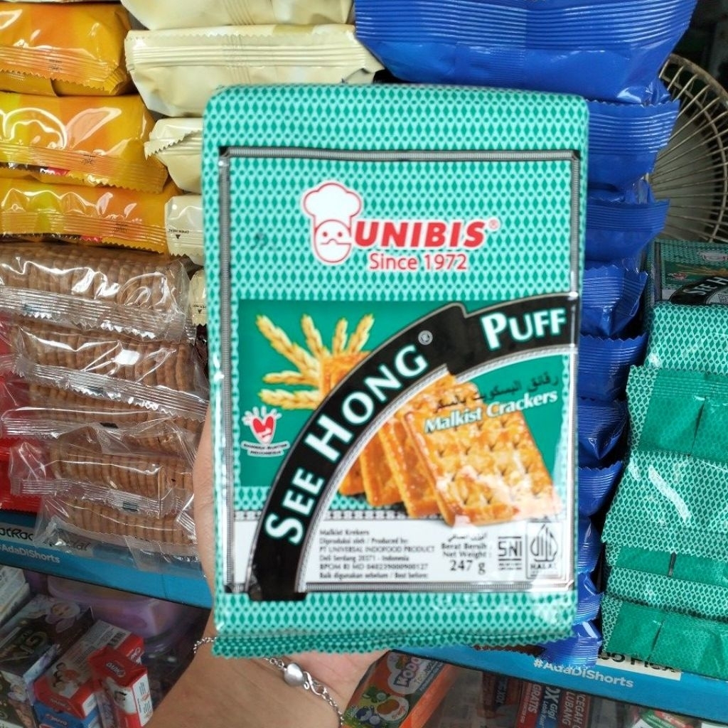 Unibis crackers /see Hong puff/ unibis krekes 247gr