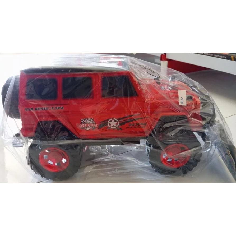 MAINAN ANAK LAKI-LAKI JEEP RUBICON MERAH HITAM