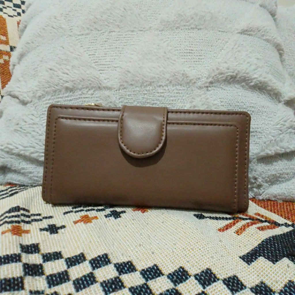 [PAPARILLO]Dompet Wanita Kulit Asli model panjang/Dompet Kulit Sapi untuk Wanita/Dompet Wanita  Kuli
