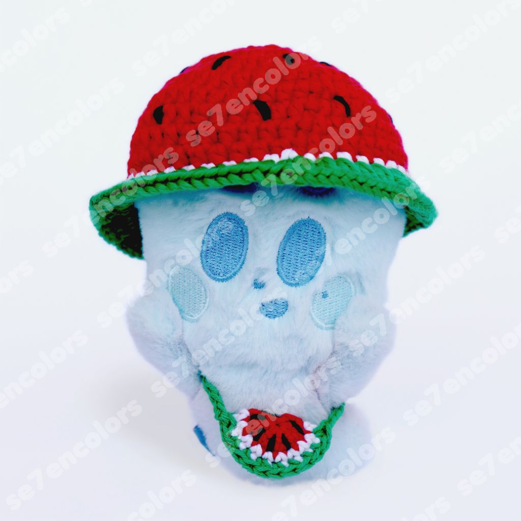 NCT DREAM MARK Watermelon Knitwear | Baju Rajut Semangka MARK NCT Dream | Baju Rajut Boneka NCT Drea