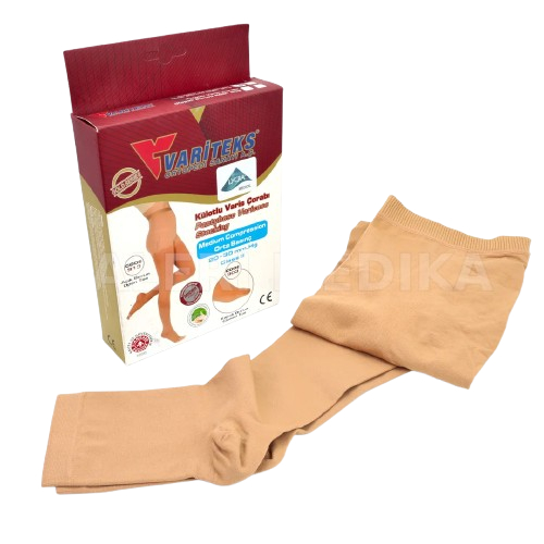 VARITEKS - 913 PANTYHOSE VARICOSE STOCKING (OPEN TOE) / Stocking Varises / Stocking Variteks