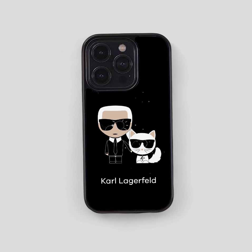 iPhone Case Karl Lagerfeld Hybrid Rubber for 17 Pro Max 16 15 14 Plus 13 12 Mini 11 KL001
