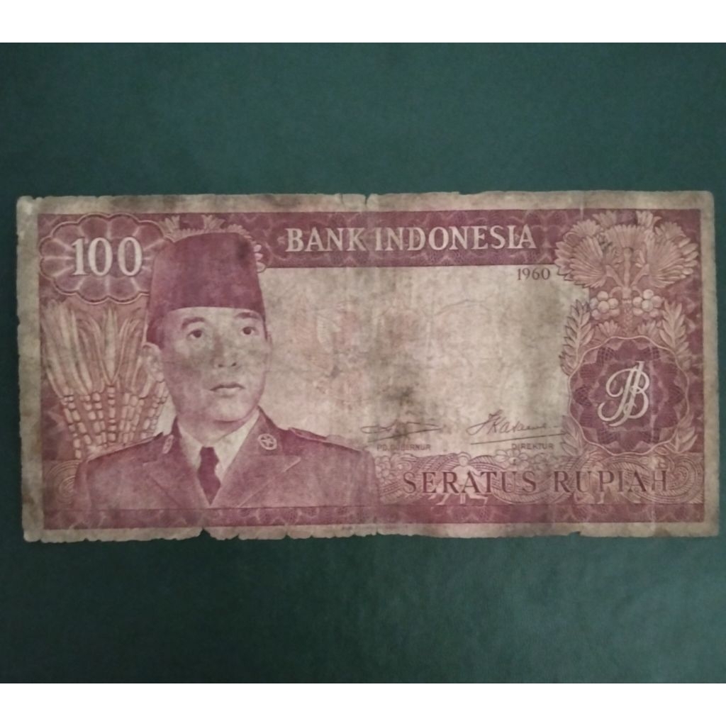 UKI 100 rupiah soekarno