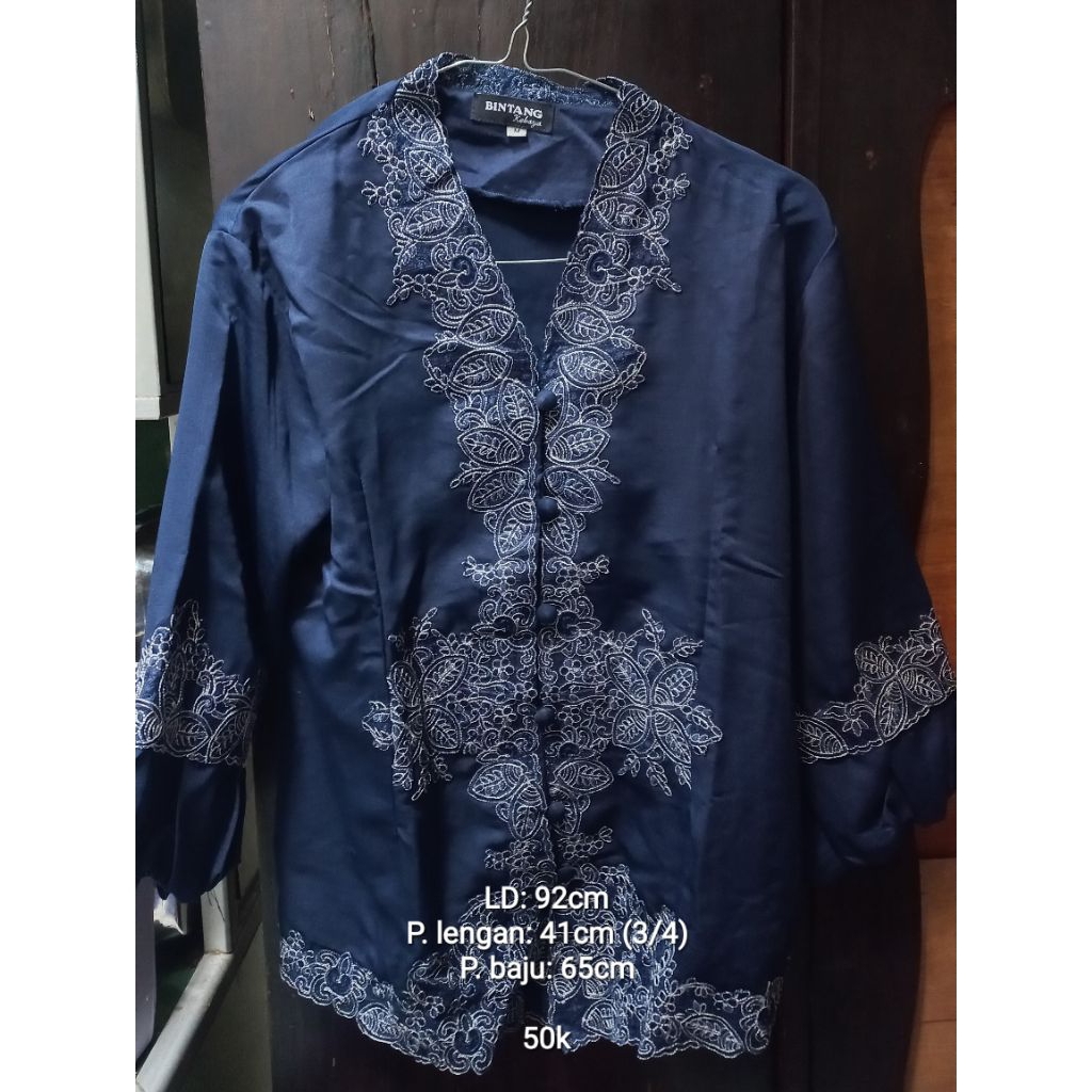 Kebaya Navy Modern Preloved