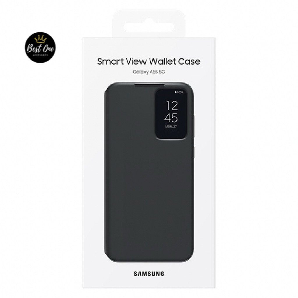 Smart View Wallet Case Samsung Galaxy A55 5G Casing Original SEIN