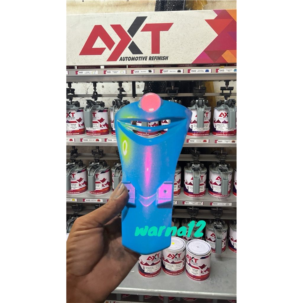 cat ice blue PU AXT+buglon Lovebird big partikel