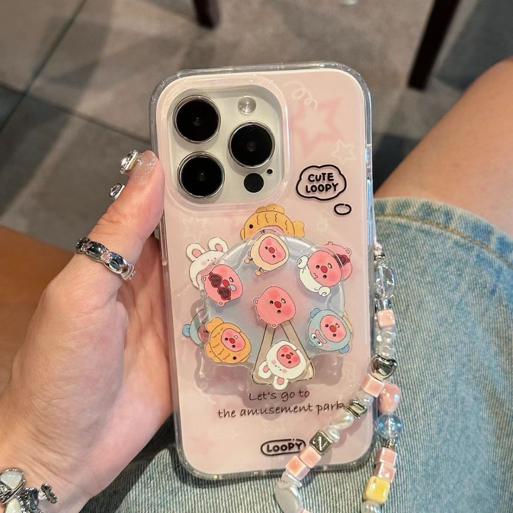 Case iphone 13-17 air pro max plus casing cute Loopy