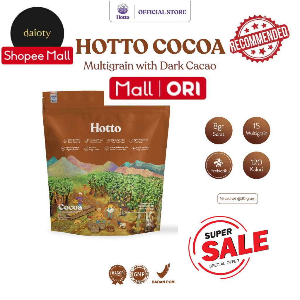 Hotto Purto Multigrain with Purple Potato 1 POUCHE - 16 SACHET