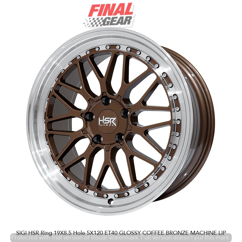 PELAK MOBIL RACING HSR WHEEL ORIGINAL R19 VELG HSR SIGI ORIGINAL BMW RING 19 PELEK MURAH BARU