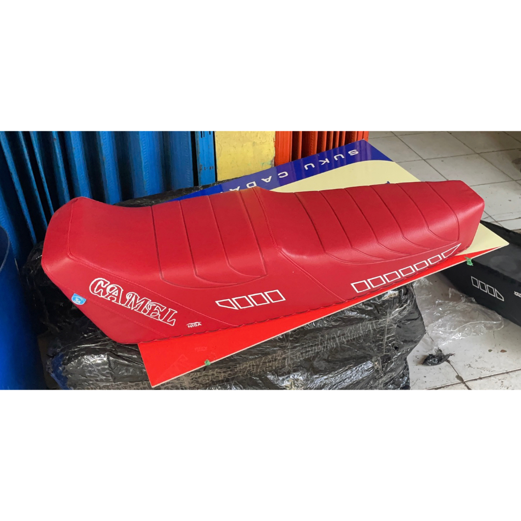 Sadel Jok Vespa Yanke Yangke Yankee Camel  Vespa Excel Merah