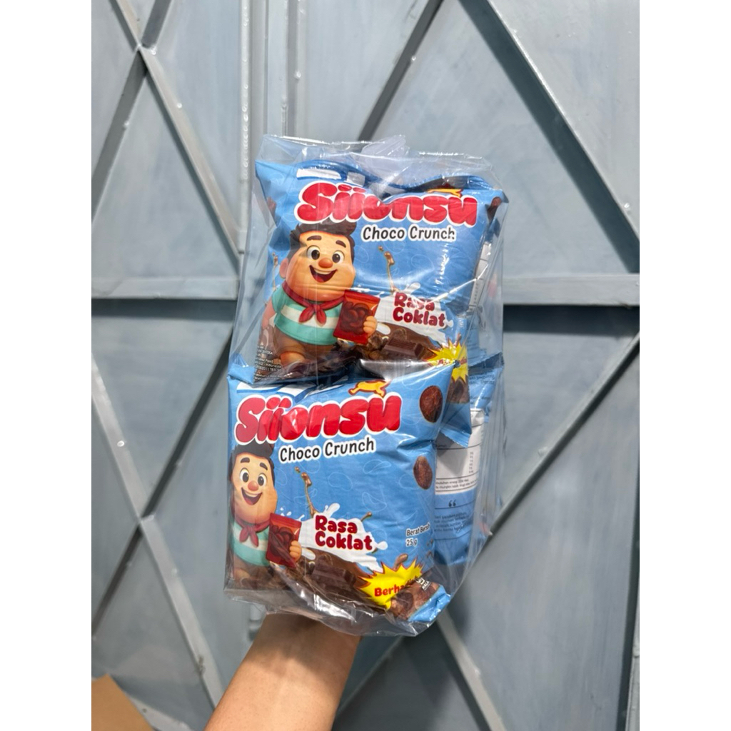 [Berhadiah mainan] Siionsu snack sereal - Isi 10 snack sereal makanan ringan rasa coklat
