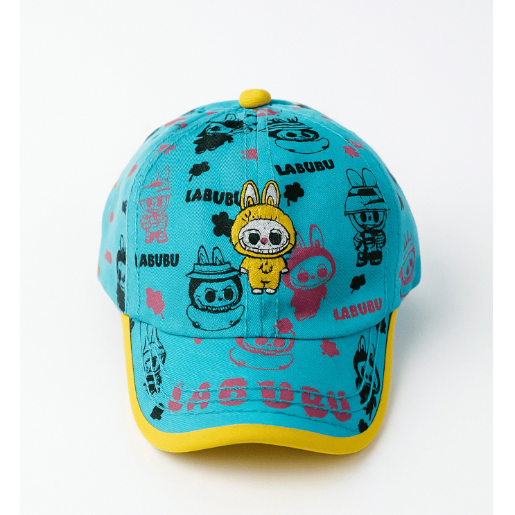 Topi Anak Karakter Labubu Lucu Laki Laki perempuan usia 4 bulan sampai 4 tahun