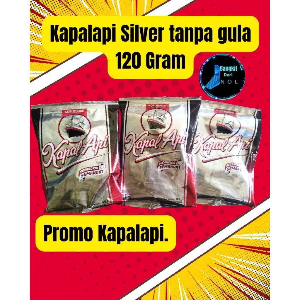 kopi kapal api silver 120 gram