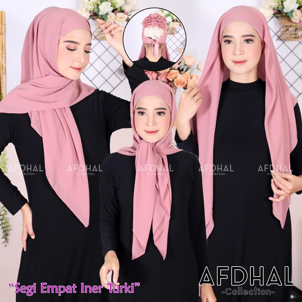 HIJAB SEGI EMPAT INNER CERUTY