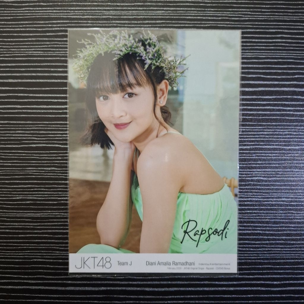 Photopack PP JKT48 Diani Original Single Rapsodi CD version