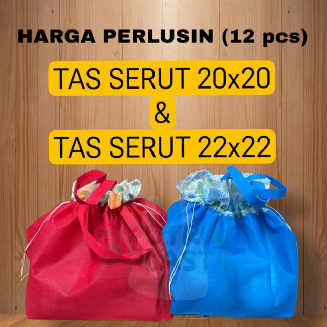 Tas Serut Dus 20x20 22x22 / Tas serut besek / Tas besek / Tas serut hajatan