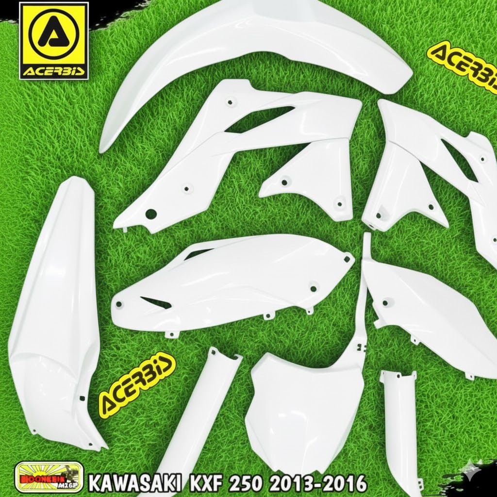 KAWASAKI KX - KXF 250 F 2013 2014 2015 2016 - ACERBIS COMPLETE PLASTIK KIT - COVER BODY FULL SET MOT