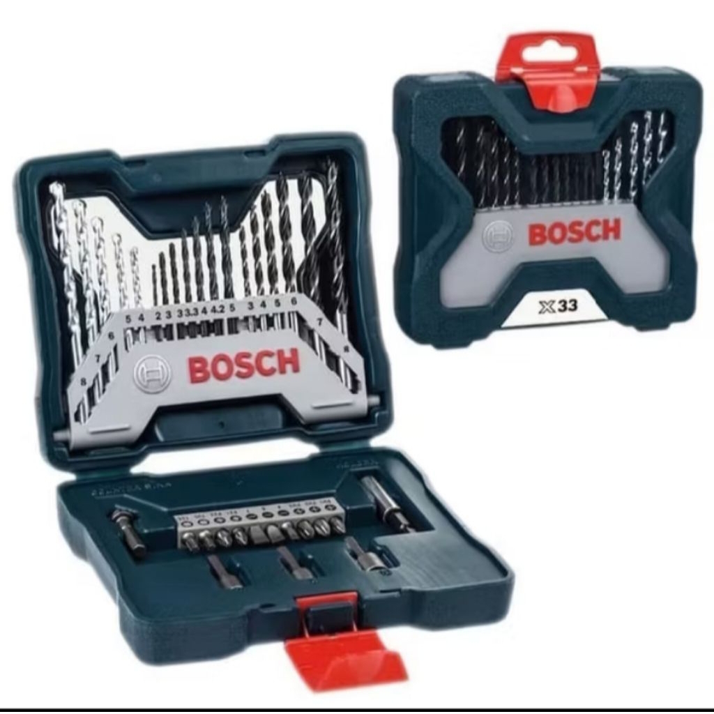 X-LINE 33X BOSCH / Mata Bor Bosch Set lengkap Box isi 33pcs