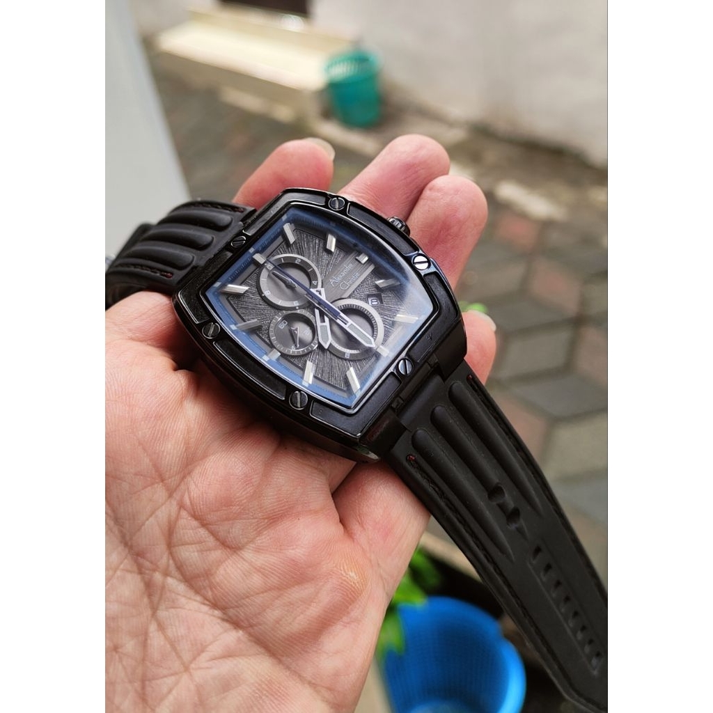 jam tangan original Alexandre Christie pria second bekas